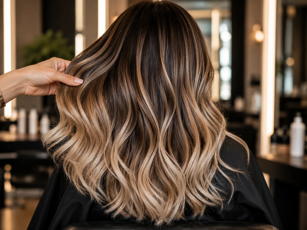 Tokat kuaför röfle ombre balayage uygulaması